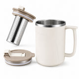 304 Stainless Steel Insulated Mug With Removable Tea Infuser