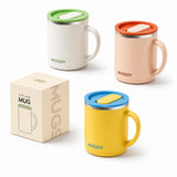 304 Stainless Steel Double Wall Mug With Lid