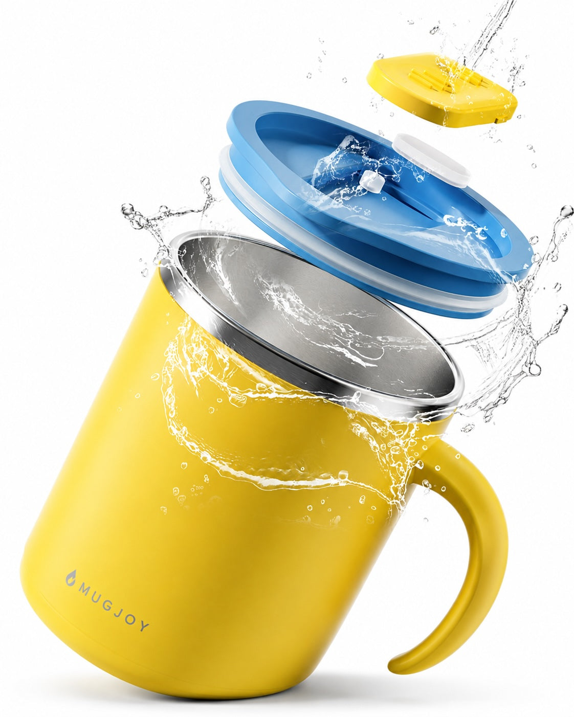 304 Stainless Steel Double Wall Mug With Lid