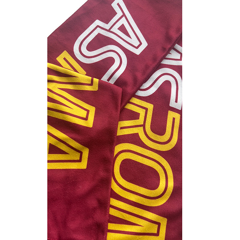 Soccer Fan Scarf With 2.4 Inch Tassels