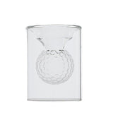 Golf Ball Double Wall Glass Cup