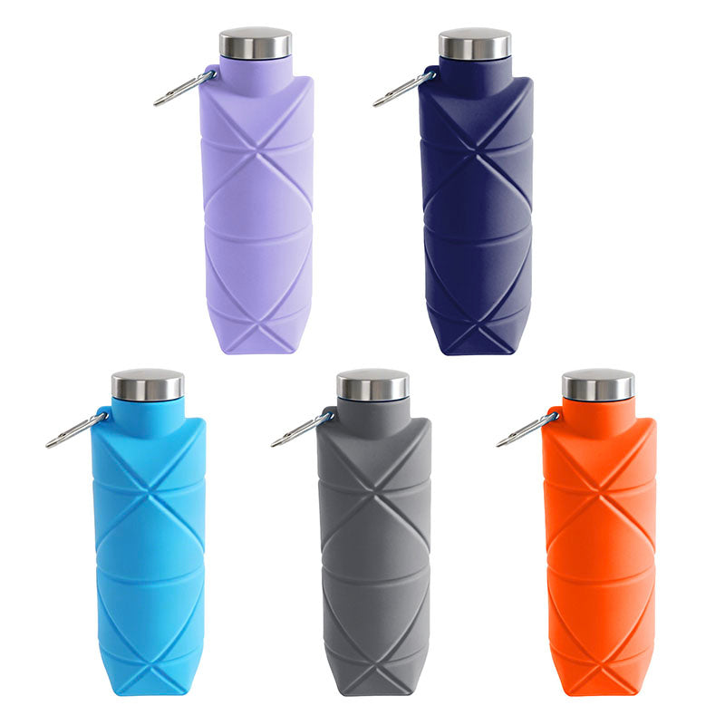 24oz Collapsible Silicone Water Bottle