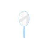 Oval Handheld Makeup Mirror