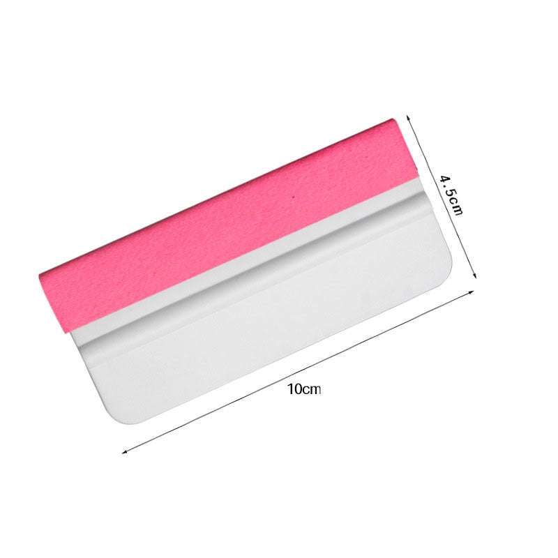 Small White Velvet Wrap Scraper