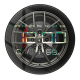 Wheel Shaped Digital Wall Clock