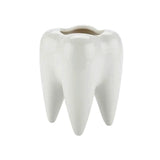 Tooth-shaped Ceramic Pen Holder