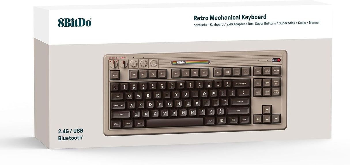 8bitdo Retro Mechanical Keyboard - Yorkn Inc✅