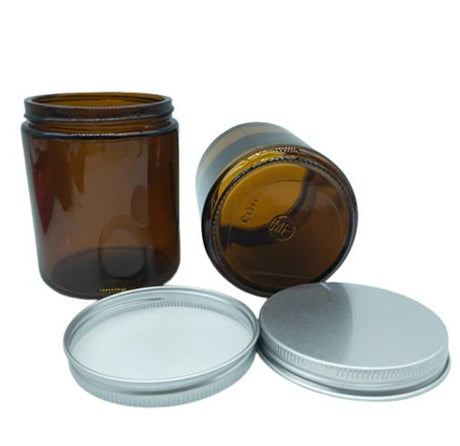 8oz Round Glass Jar - Yorkn Inc✅