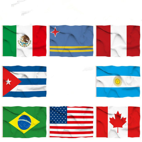 9x18 Inch National Flag Full Size Printed - Yorkn Inc✅