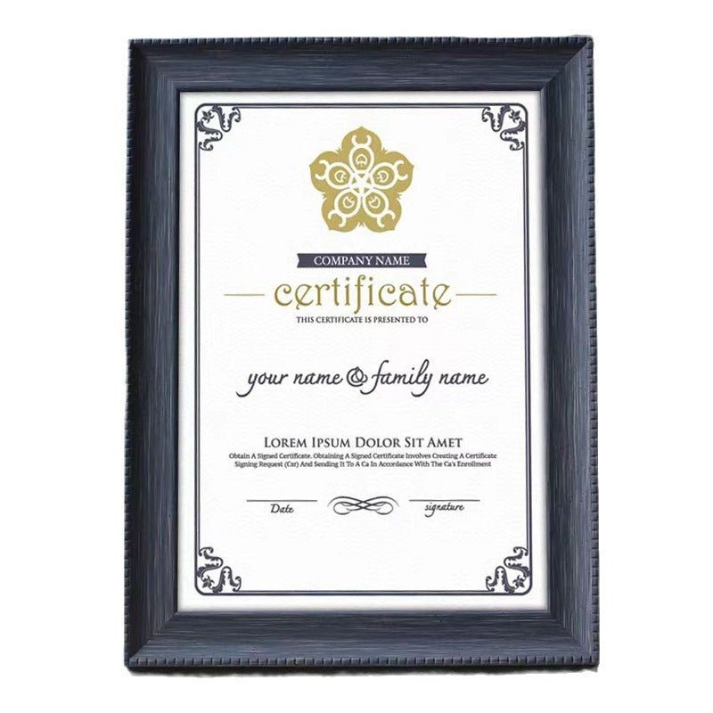 A5 Certificate Frame - Yorkn Inc✅