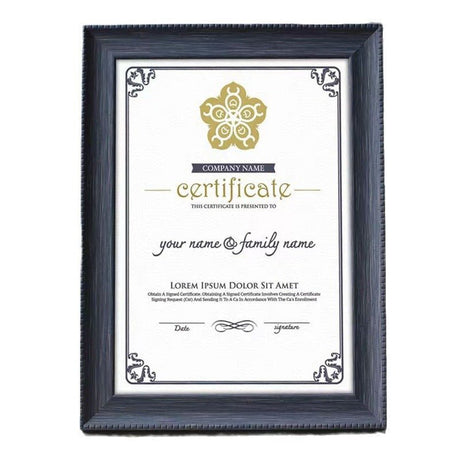 A5 Certificate Frame - Yorkn Inc✅