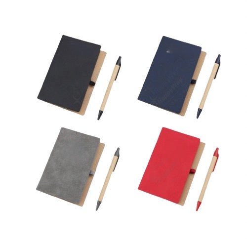 A6 Size Pu Notebook With Pen - Yorkn Inc✅