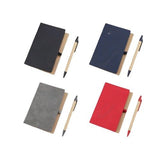 A6 Size Pu Notebook With Pen - Yorkn Inc✅