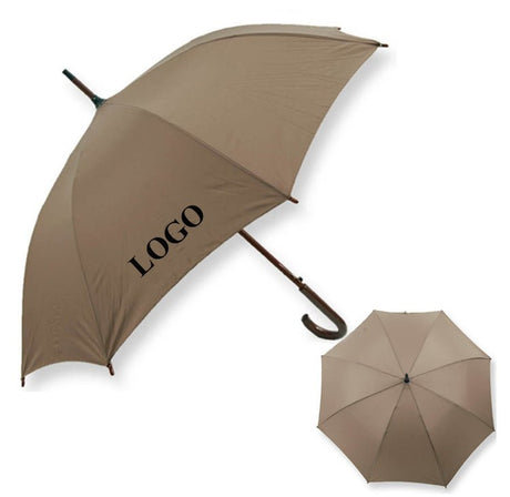 Auto Open Wooden Hook Handle Umbrella - Yorkn Inc✅