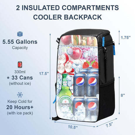 Backpack Cooler Insulated Leak Proof - Yorkn Inc✅