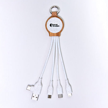 Bamboo 3 - in - 1 6" Charging Cable - Yorkn Inc✅
