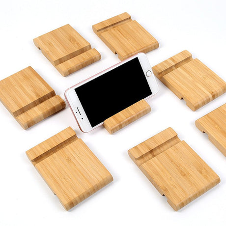 Bamboo Cell Phone Stand Holder - Yorkn Inc✅