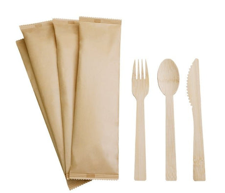 Bamboo Cutlery Set - Yorkn Inc✅