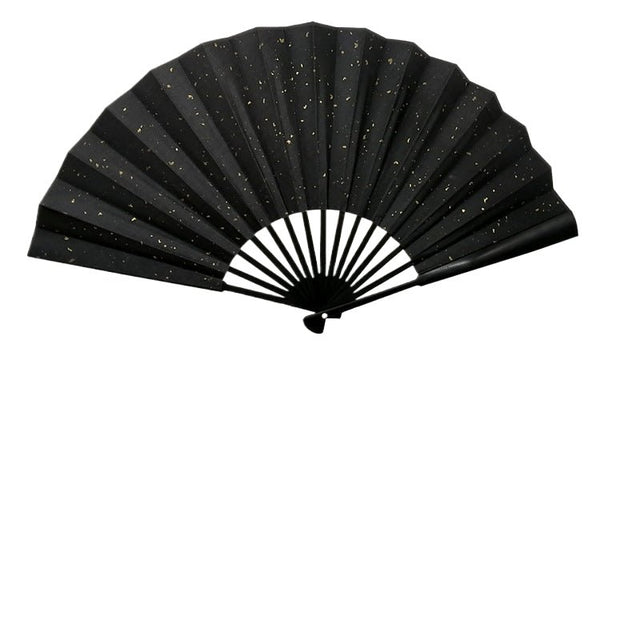 Bamboo Handle Glitter Fan - Yorkn Inc✅