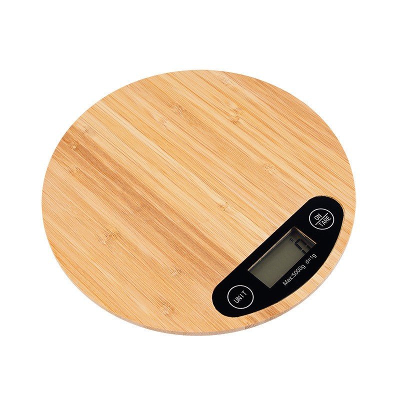 Bamboo Kitchen Scale 5kg - Yorkn Inc✅
