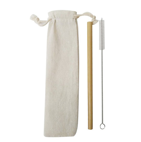 Bamboo Straws And Brush - Yorkn Inc✅