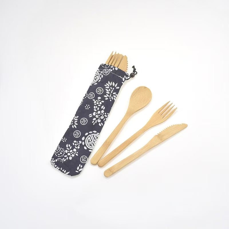 Bamboo Utensil Set - Yorkn Inc✅