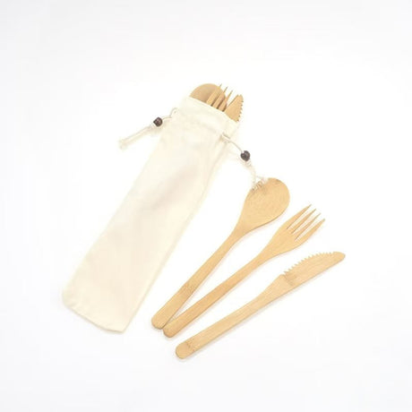 Bamboo Utensil Set - Yorkn Inc✅