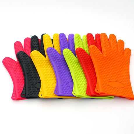 Bbq Microwave Oven Silicone Gloves - Yorkn Inc✅