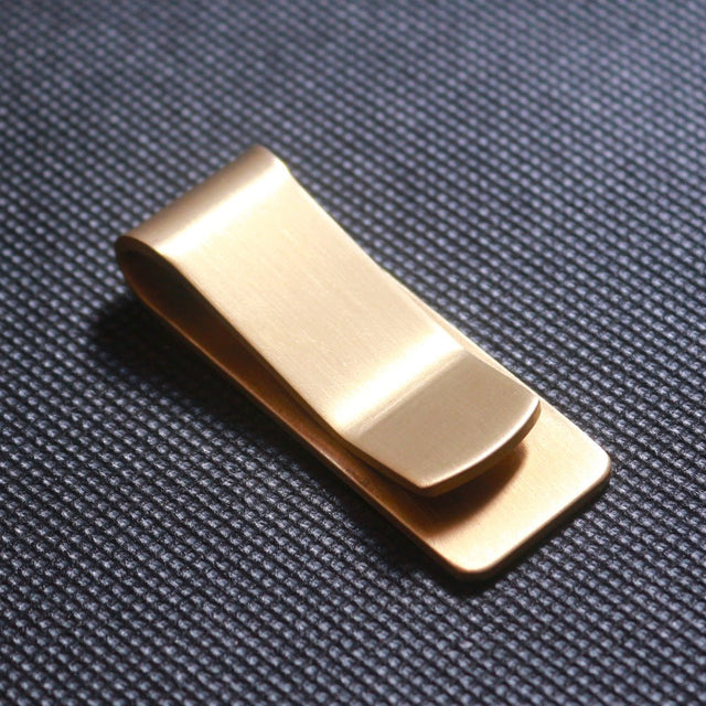 Brass Money Clip Wallet Credit Card Cash Holder Clip - Yorkn Inc✅