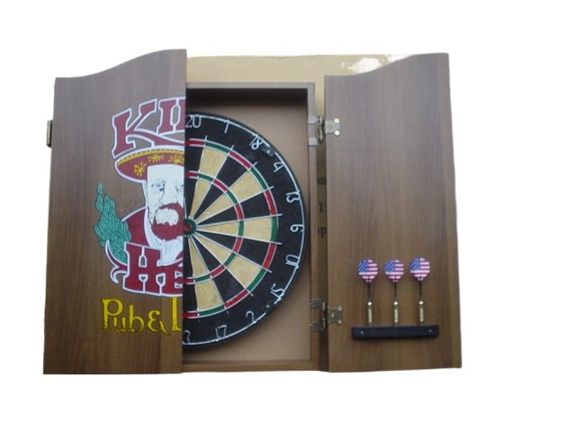 Bristle Dartboard With Deluxe Cabinet - Yorkn Inc✅
