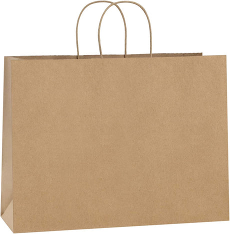 Brown Paper Bags With Handles - Yorkn Inc✅