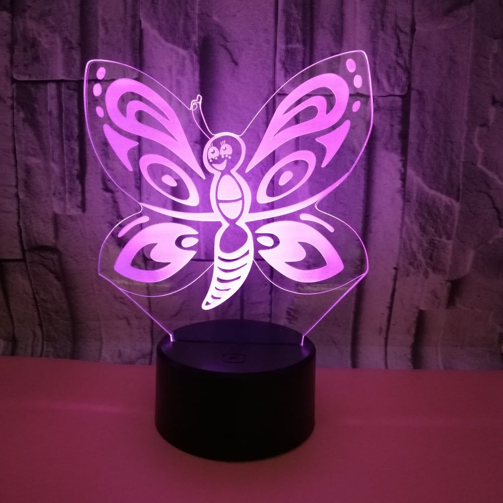 Butterfly 3d Illusion Led - Yorkn Inc✅