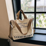 Canvas Backpack Hand Bag And Shoulder Bag - Yorkn Inc✅