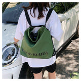 Canvas Backpack Hand Bag And Shoulder Bag - Yorkn Inc✅