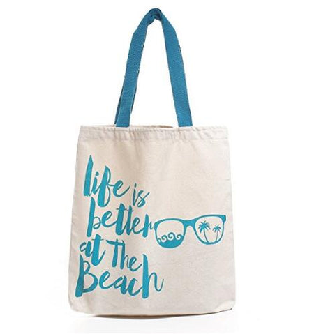 Canvas Travel Beach Tote Bag - Yorkn Inc✅