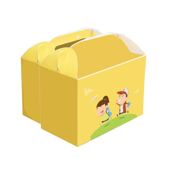 Cartoon Hand - held Cardboard Box - Yorkn Inc✅