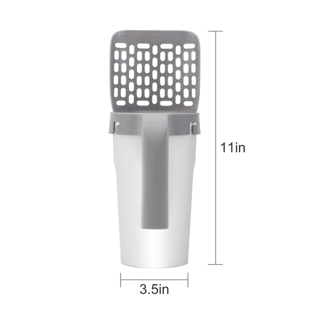 Cat Litter Scooper With Trash Container - Yorkn Inc✅