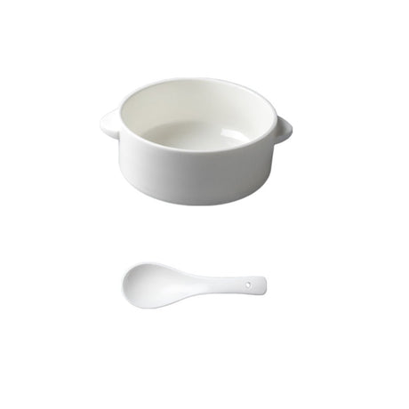 Ceramic Bowl With Spoon - Yorkn Inc✅
