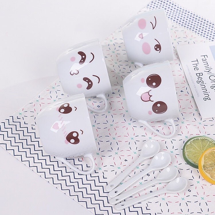 Ceramic Mug With Spoon Set - Yorkn Inc✅