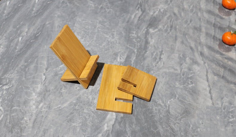 Chair Style Wood Cell Phone Holder - Yorkn Inc✅