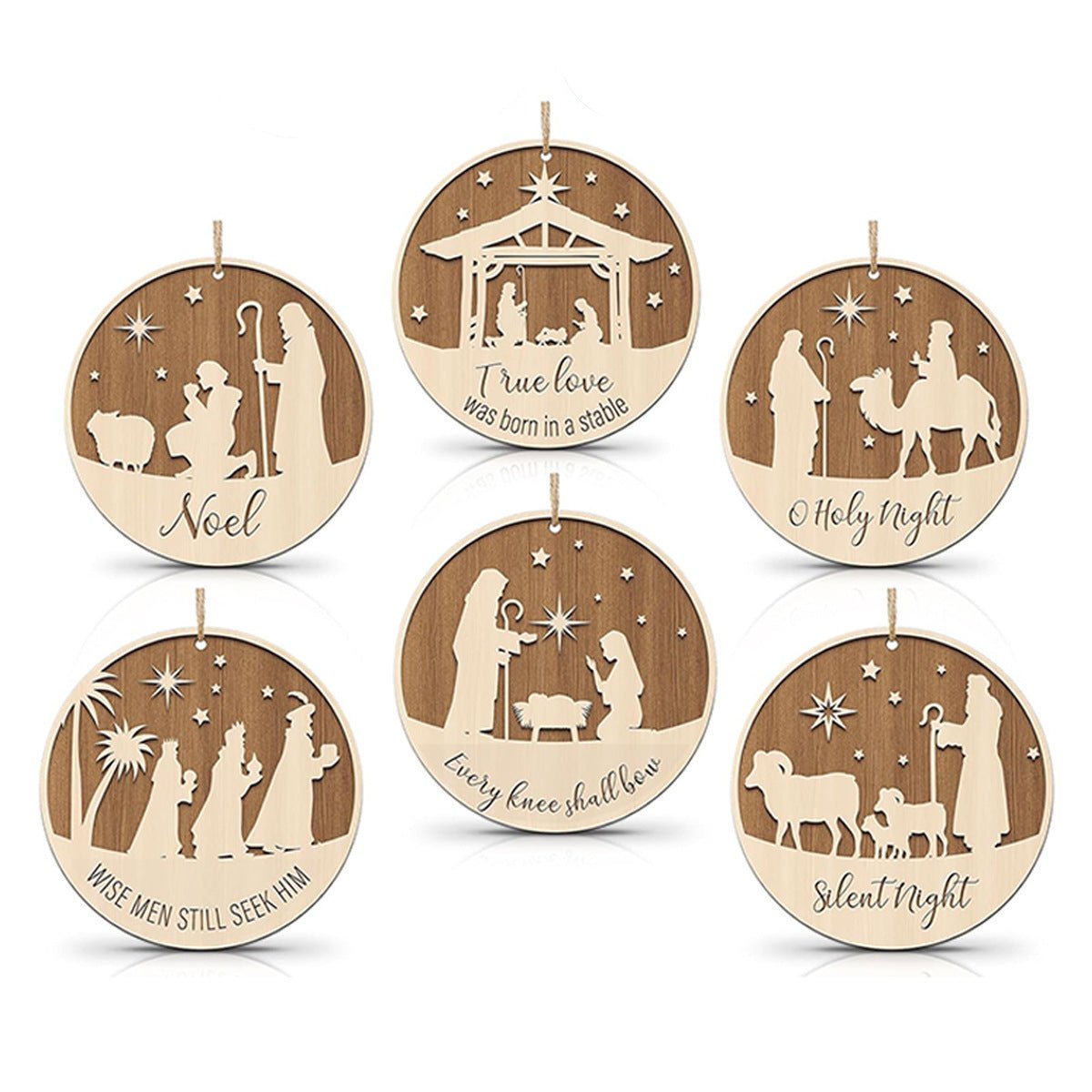 Christmas Nativity Scene Ornaments Kit - Yorkn Inc✅