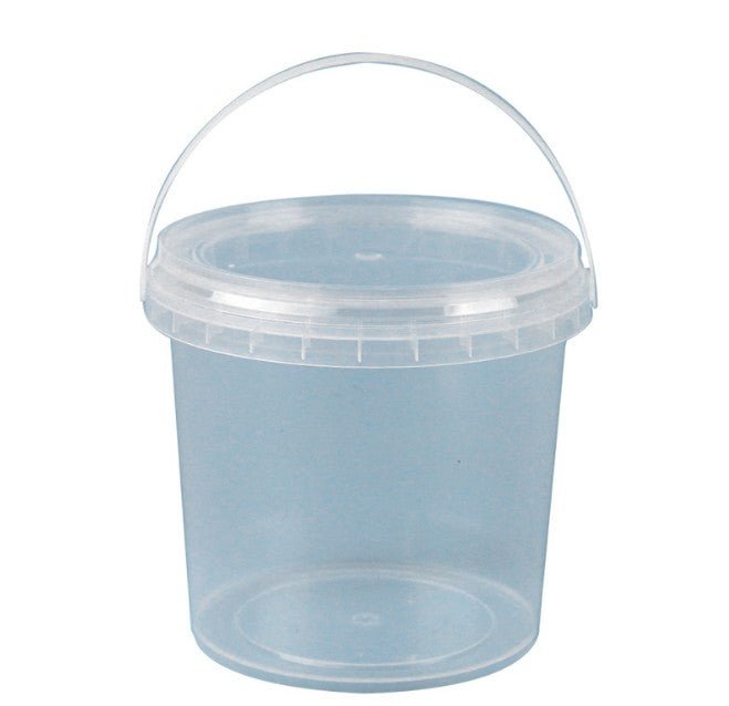Clear Plastic Bucket 1l - Yorkn Inc✅