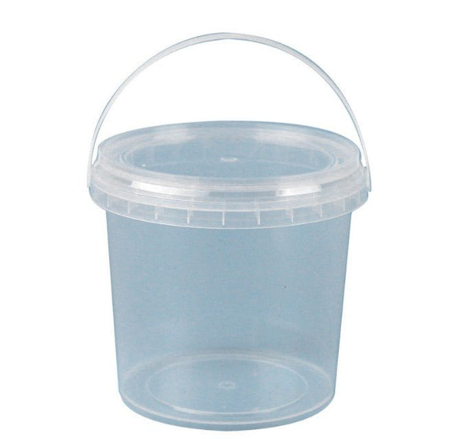 Clear Plastic Bucket 1l - Yorkn Inc✅