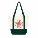 Colorblock Polyester Canvas Tote Bag - Yorkn Inc✅