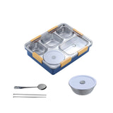 Compartment Lunch Box With Utensil Set - Yorkn Inc✅