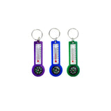 Compass & Thermometer Keychain - Yorkn Inc✅