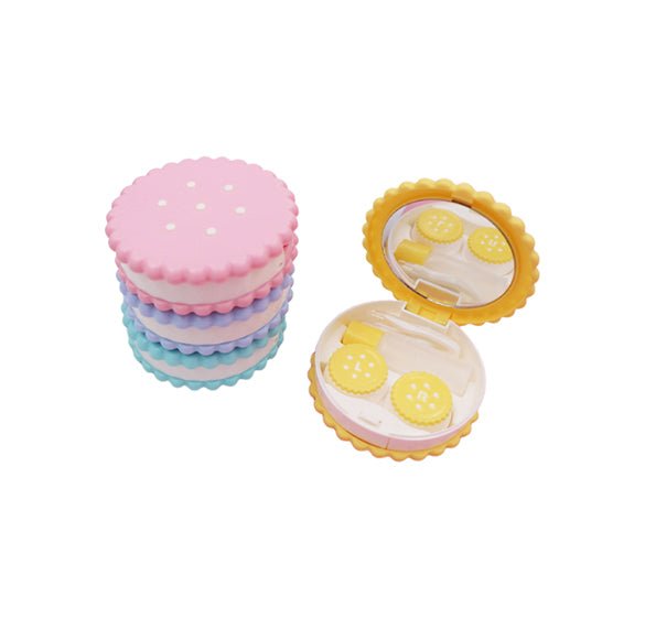 Cookie Shaped Contact Lens Case - Yorkn Inc✅