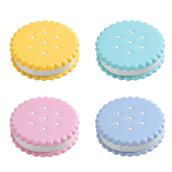 Cookie Shaped Contact Lens Case - Yorkn Inc✅
