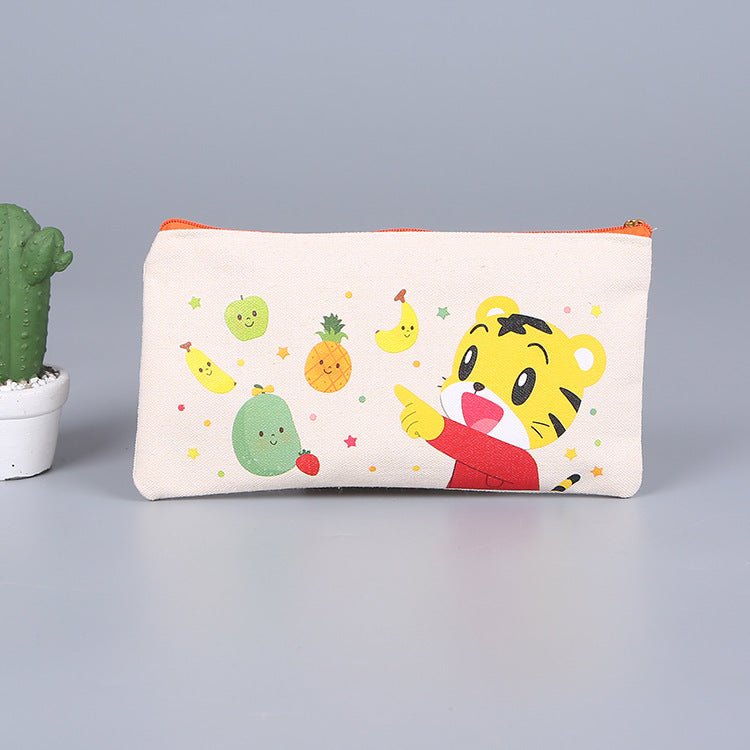 Creative Canvas Zipper Pencil Case - Yorkn Inc✅