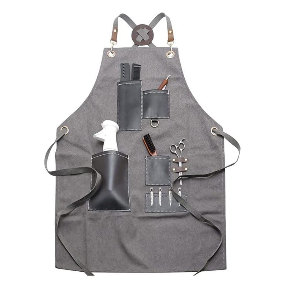 Cross - back Tie Canvas Apron - Yorkn Inc✅